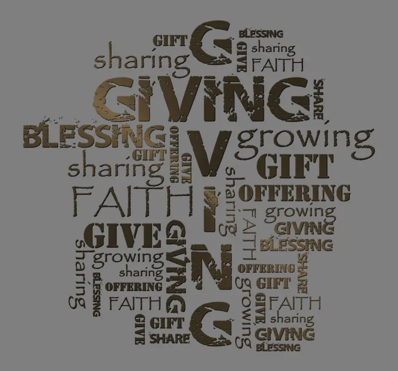 donation header overlay